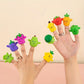 5 pcs Fruit Series And Vegetable Finger Puppets
