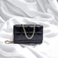 Girl's Stylish Black Crossbody Bag - 1 Pc