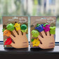 5 pcs Fruit Series And Vegetable Finger Puppets